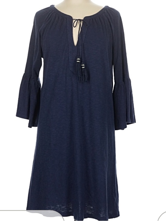 Lilly Pulitzer Dresses & Skirts - Lilly Pulitzer Navy 3/4 Bell Sleeve Dress